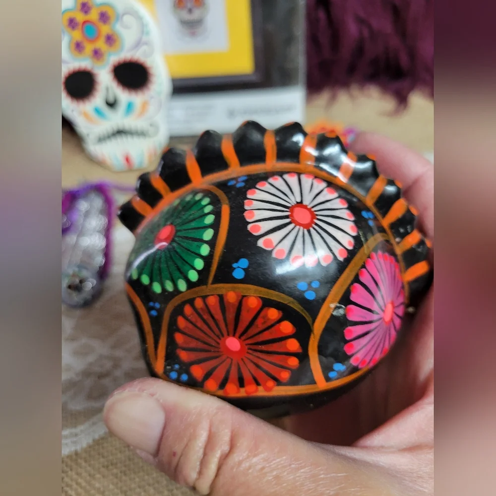 Lot of 6 sugar skull related items